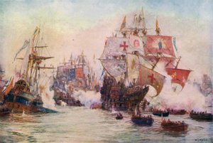 西班牙无敌舰队，1588年 作者 威廉·莱昂内尔·威利